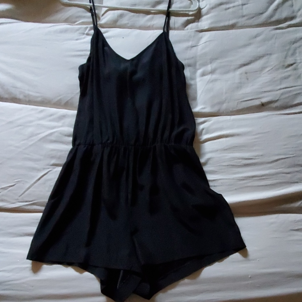 Parker Women's Black Romper Medium